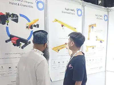 Visitors learning about Yuantai Cranes